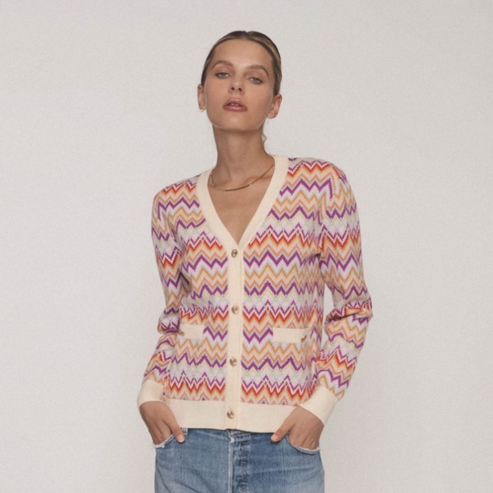 Zig Zag Cardigan
